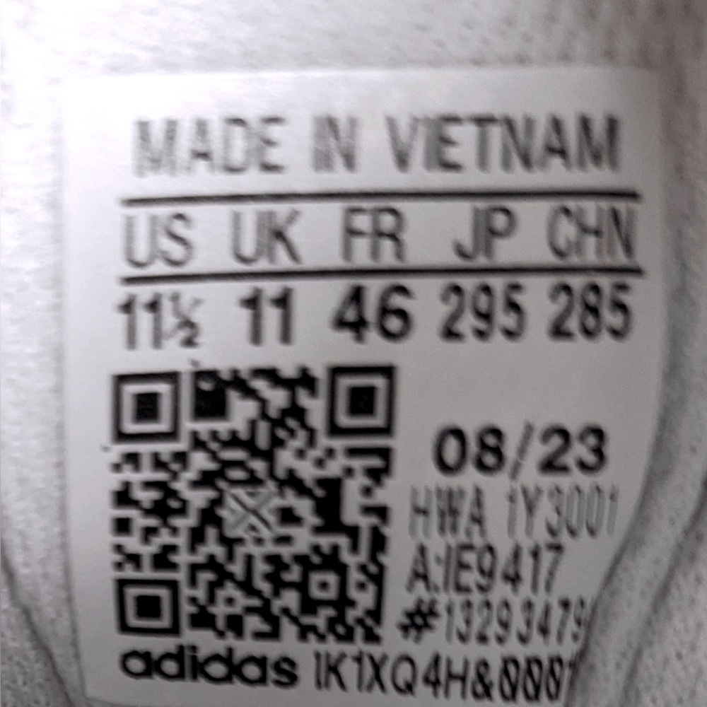 NIB [Adidas] ZNSORED Hi-Top Sneakers Cloud White Unisex Mens 11.5, Womens 12.5 - Picture 14 of 15